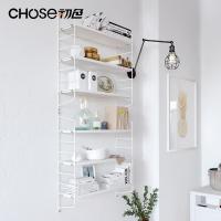 铁艺墙上置物架免打孔客厅电视墙面装饰隔板壁挂卧室墙壁挂墙书架