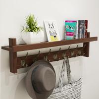 卧室多功能衣帽架墙上后置物架客厅墙面壁挂进木架衣钩玄关挂钩