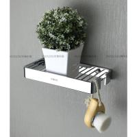 淋浴房置物架 不锈钢方形转角挂篮 卫生间冲凉房网篮 浴室置物架