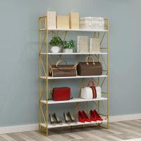 鞋店鞋架店铺展示架服装店货架包包装饰品置物架子收纳多层落地式