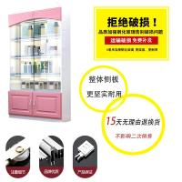 展柜化妆品展示柜玻璃带锁手办产品展柜精品展柜货架陈列柜