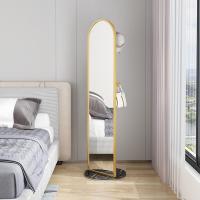 北欧全身镜落地家用旋转挂衣架镜子一体卧室客厅穿衣多功能试衣镜