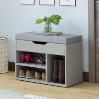 换鞋凳软包坐垫家用鞋柜小口可坐穿鞋凳床尾进收纳柜储物凳子