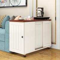 边几收纳客厅沙发旁置物柜侧边储物扶手边柜可移动茶几多功能桌子