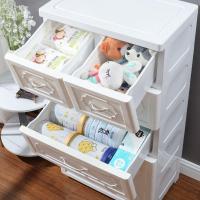 收纳箱塑料抽屉式收纳柜儿童储物柜子宝宝简易衣柜婴儿玩具整理箱