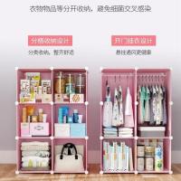 简易衣柜儿童小孩塑料储物组装宝宝收纳柜子单人储物经济型收纳柜