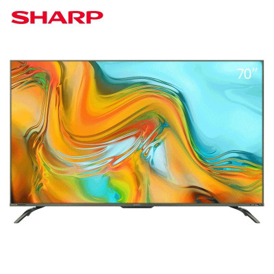 夏普(SHARP) 4T-C70C5DA 70英寸4K超清HDR10远场语音3+32GB智能网络液晶平板电视机