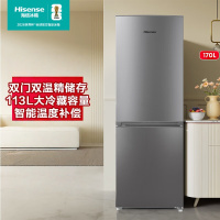 海信小冰箱170L家用二门两门小型三级能效双开门租房用小户型家电BCD-170VK1FQ