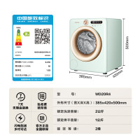 海信 WD20R4 罗马假日全自动滚筒洗衣机 洗烘一体机 2公斤直驱滚筒 内衣机 小型迷你 母婴除菌 意式复古活水1.0