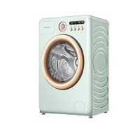 海信(Hisense)WD100R4 罗马假日洗衣机罗马绿 全自动滚筒洗衣机10公斤家用健康活水洗洗烘一体