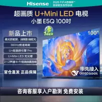 海信电视小墨E5Q 100英寸 超画质U+Mini LED 300Hz高刷 DeepSeek 智能柔光防眩100E5Q