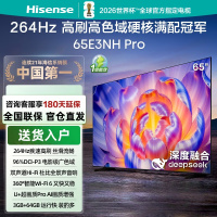 海信电视 65E3NH Pro 65英寸 264Hz高刷 高色域 Hi-Fi音响 智能Wi-Fi6 智能液晶平板电视