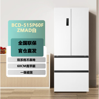 容声 BCD-515P60FZMAD白 方糖515主动双净双系统法式多门四开门超薄零嵌入式电冰箱家用一级能效