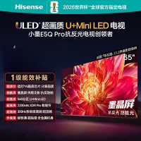 海信电视小墨E5Q Pro 65英寸 560分区U+MiniLED 信芯芯片抗反光防眩光墨晶屏 65E5Q-PRO