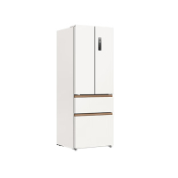美菱小确杏 BCD-502WFPU9CZX 502L法式多门冰箱双系统70cm宽极窄零平嵌入式大容量一级能效