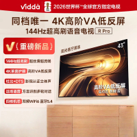 Vidda R Pro 43英寸 海信电视 144Hz高刷 4K高阶VA低反屏液晶平板电视机43VR1S-PRO