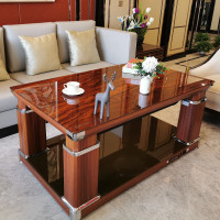 步升-步步高升3代旺邸至尊1.398米智能语音电暖茶几升降声控烤火桌取暖桌电烤桌新中式