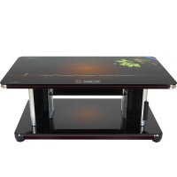 步升-千里飘香1.38米智能电暖升降茶几电取暖桌双柱电暖炉