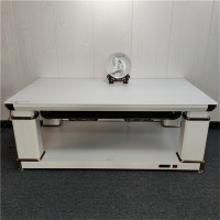 步升-步步高升5代水晶磨砂1.598米智能语音电暖茶几升降声控烤火桌取暖桌电烤桌白色