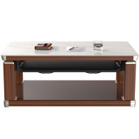 步升-家家欢玉润大理石1.38米电暖茶几取暖桌升降烤火炉电烤桌上下发热