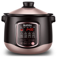 苏泊尔(SUPOR)4升大容量中华炽陶电炖锅陶瓷预约煲汤锅电炖盅养生锅预约功能 4L单胆TG40Y20