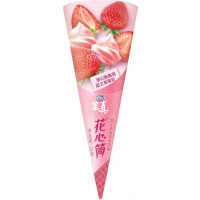 雀巢呈真花心筒甜心草莓味冰淇淋67g