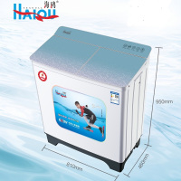 (国补)海鸥半自动双缸洗衣机XPB100-1001SBD薄荷渐变(10公斤塑桶动平衡)6970954521316