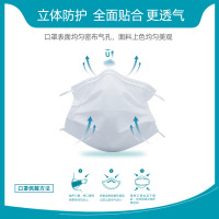 口罩一次性批发100只装男女口罩三层防护含熔喷防护透气非医用口罩