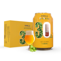 轩博精酿啤酒德系工艺原浆啤酒白啤扎啤小麦啤300ml*24易拉罐装