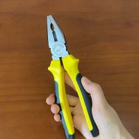 平口钳 偏心省力钢丝钳尖嘴钳斜嘴钳多功能6寸8寸老虎钳子五金工具 8寸钢丝钳(欧式)( 款)