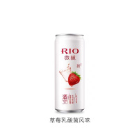 RIO锐澳微醺(细罐)草莓乳酸菌味伏特加鸡尾酒330ml