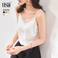 OSA白色蕾丝小吊带背心女内搭设计感小众外穿上衣夏季2021年新款