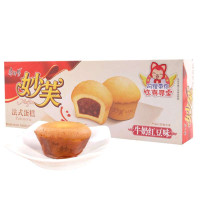 康师傅 妙芙 法式蛋糕 牛奶红豆味200g/盒