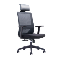老板办公椅 电脑椅家用 网布座椅 升降头枕头 职员办公椅子