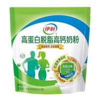 伊利高蛋白脱脂高钙奶粉400克独立小包装方便携带成人奶粉