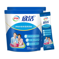 伊利成人奶粉中老年营养奶粉400克袋装方便装新老包装随机发货 中老年营养400g*4袋