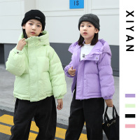 2020秋冬季新款男女儿童羽绒服轻薄款韩版宽松派克服宝宝加厚外套