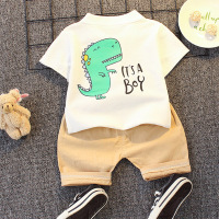 2021新款童装男童夏款套装1-5岁宝宝夏装儿童夏季短袖两件套小孩夏天衣服