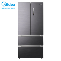 (厂发入户)美的(Midea)BCD-528WFPZM(E) 四门多门528升19分钟急速净味变频法式冰箱