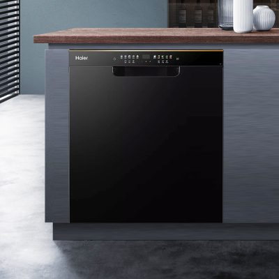 海尔(Haier) 洗碗机 EYW152286BK 晶彩系列嵌入式洗碗机W20一级水效 长效净存120h 智能开
