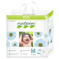 Nateen进口婴儿超薄棉柔纸尿裤M