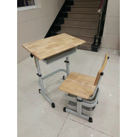 天一红/TYH-KZY013/可升降可翻板课桌椅
