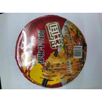 康师傅红油爆椒牛肉面(盒装拌面)128g