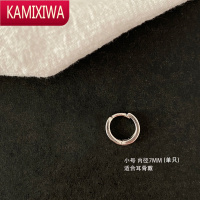 北贝银小圈圈耳环女耳钉夏季睡觉免摘耳扣2021年新款耳饰耳圈 KAMIXIWA银耳饰