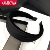 丝绒发箍宽边布艺黑色天发卡压发头饰洋气绒面头箍发饰外出带 KAMIXIWA