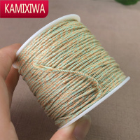 KAMIXIWA佛珠手搓棉线DIY菩提星月金钢串珠五彩色线绳文玩线手串线绳挂绳