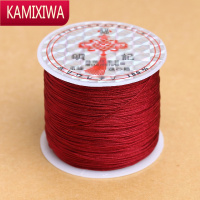 KAMIXIWA玉线编织线材0.4mm佛珠线穿珠蜜蜡手链项链吊坠绳串珠线细线