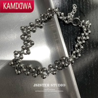 KAMIXIWAN27重工中性朋克设计钛钢项链男女潮酷小众ins嘻哈锁骨链素链