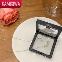 KAMIXIWA珍珠项链2022年新款女夏季锁骨链高级轻奢小众设计感颈链简约配饰