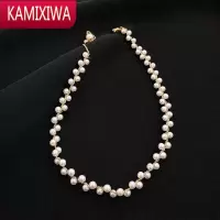 KAMIXIWA气质网红珍珠项链女ins小众设计感短款锁骨链简约choker项圈颈链